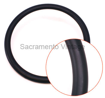 [04003] STEERING WHEEL RIM- BLACK 1920-25 SEMI-GLOSS ABS CONSTRUCTION 16"