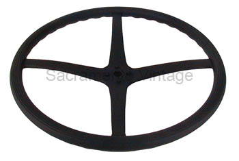 [00800-1] STEERING WHEEL- black/taper Excellent detail! U.S.A. NOTE: All U.S.A. steering wheels are unfinished and require trimming of the molding seam. 1928-29