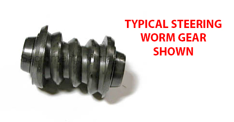 [07186-2] STEERING WORM GEAR- less shaft 1953-60