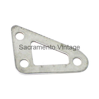 [08529-0] STRIKER PLATE SHIM POLISHED STAINLESS EDGE 1953-56