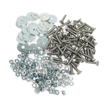 [08432-6] STRIP and EDGE BOLTS- PLAIN STAINLESS 1950-72
