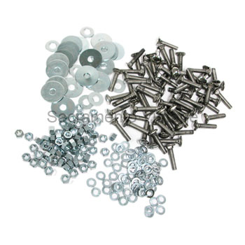 [08432-2] STRIP & EDGE BOLTS- POLISHED STAINLESS 1950-72