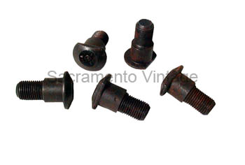 [00034-5] STUD SET FOR FRONT HUB 1928-34 (5) NEED TO MODIFY FOR STAMPED DRUM