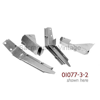 [01077-3-3] SUB RAIL EXTENSIONS 1930-31