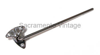 [498640] SUN VISOR BRACKET- 1949-50 Chrome FITS L OR R -- 2 and 4 DOOR SEDAN