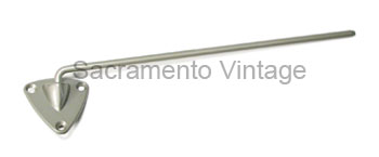[08640-4] SUN VISOR BRACKET- PLAIN FITS L or R  1953-55