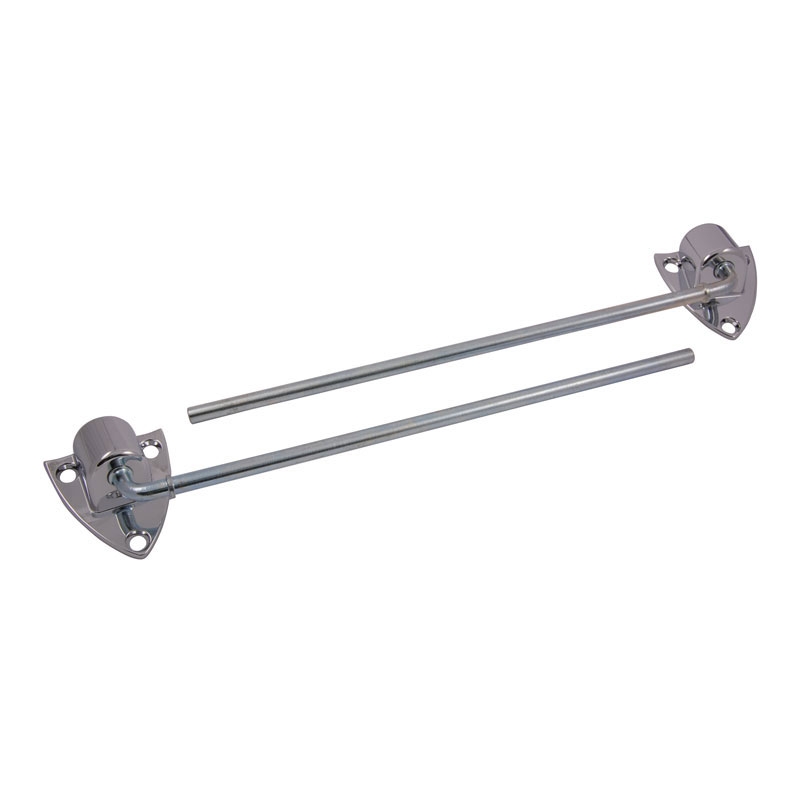 [06586] SUN VISOR BRACKETS- CHROME- 1938-47 PICKUP