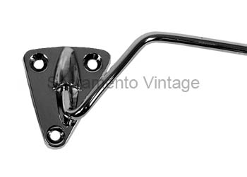 [08640-10] SUNVISOR BRACKET-CHROME RH 1961-66