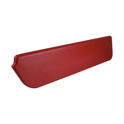 [08641-2] SUNVISOR- molded vinyl / red 1961-66