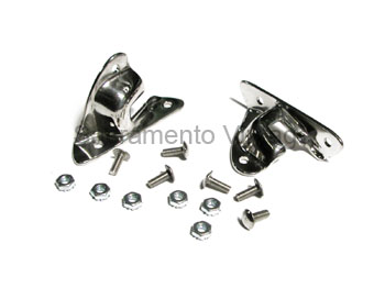 [05718-1] SUPPORT ROD BRACKETS- stainless 1933-39