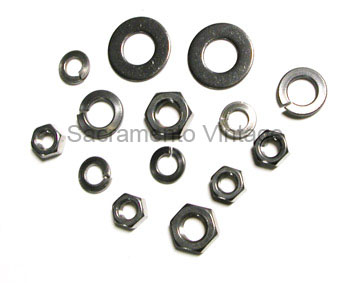 [00423-9] SUPPORT ROD HARDWARE 14 PIECES 1928-31