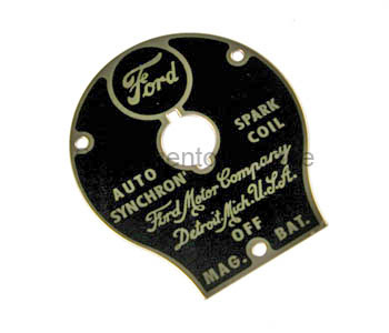 [03813] SWITCH PLATE COVER- FORD SCRIPT 1914-22