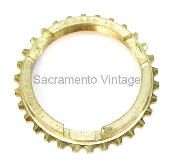 [05632] SYNCHRONIZER BRASS RING- 1939-55 AND UP 2" DIAMETER - 30 TEETH