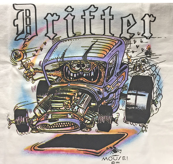[02424-5-M] T SHIRT- Drifter / Stanley Mouse MEDIUM