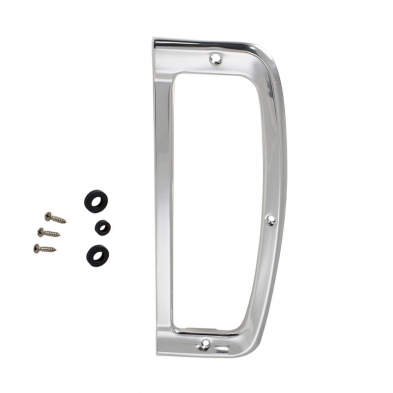 [207968] T/L BEZEL R.H STYLESIDE 3 hole 1967-72 ALUMINUM