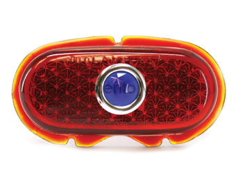 [06137-6] T/L GLASS LENS W/BLUE DOT 1942-48