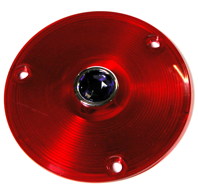 [07975-7BD] TAIL LIGHT LENS BLUE DOT 1957-64