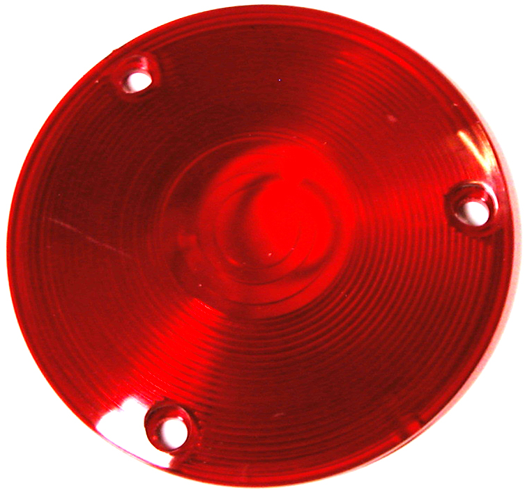 [07975-7] TAILLIGHT LENS ROUND STYLE SIDE 1957-64
