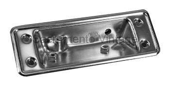[08417-5] TAIL GATE HANDLE PLATE - plain 1964-72