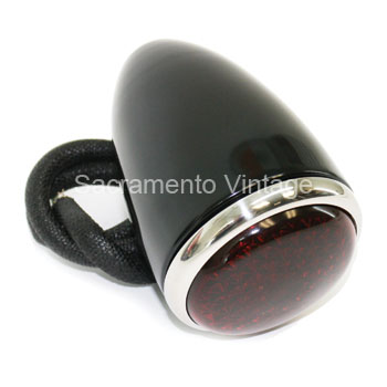 [06118-11] TAIL LAMP - BLACK / RIGHT / PASSENGER 1937 