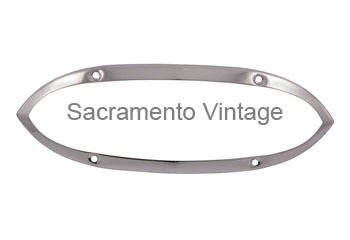 [497968] TAIL LAMP BEZEL- (RIM) 1951 CHROME FITS L OR R CARS