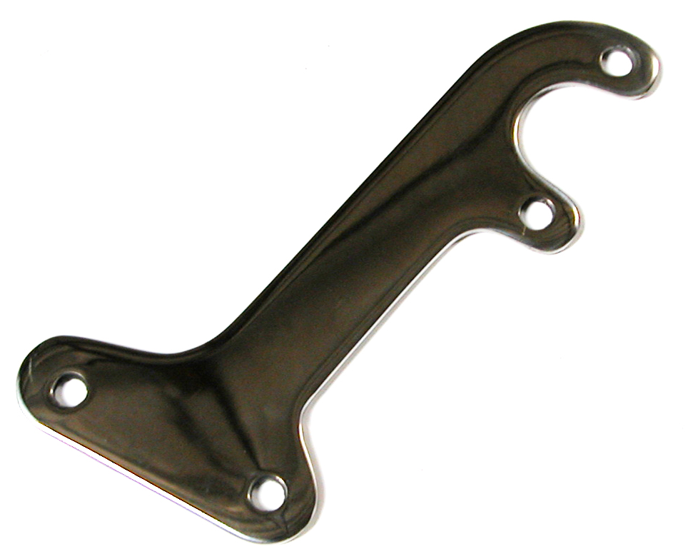 [07965-1] TAIL LAMP BRACKET stainless / FLAT 1953-72