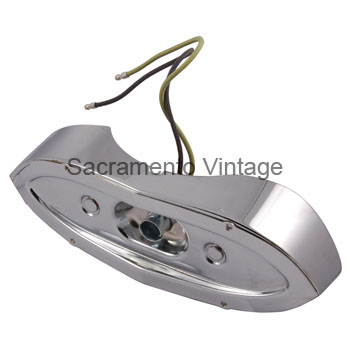 [497943] TAIL LAMP HOUSING- (L) 1951 CAR EXCEPT WAGON - INCLUDES SOCKET