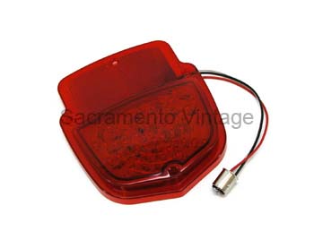 [13261-5] TAIL LAMP LENS- LED (R) 1955-56 PU  38 LEDs