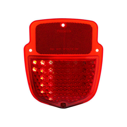 [13261-7] TAIL LAMP LENS- LED (R) 1955-56 PU SEQUENTIAL LED 38 LED NO LP LAMP
