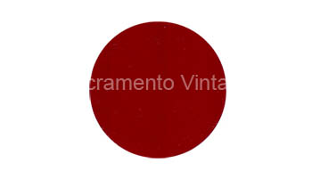 [03941] TAIL LAMP LENS- RED CELLULOID 3" 1924-27 USE WITH 3944 LENS