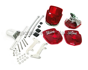 [07970-FS] TAIL LAMP PAC-W/HOLDER and SCRIPT 53-72