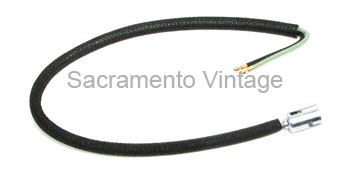 [06139] TAIL LAMP SOCKET & WIRING- FOR OFFSET PINS  1937-48