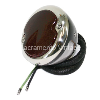 [06118-8] TAIL LAMP- -black (left) 1933-36 pass/46-48 pu