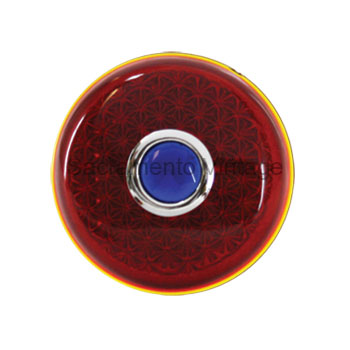 [06137-2] TAIL LAMP- GLASS LENS W/BLUE DOTS 1937