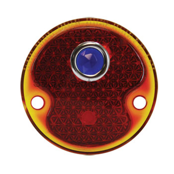 [06137] TAIL LAMP LENS- W/ BLUE DOT- 1932 pass / 1932-42 pu