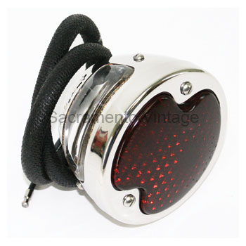 [06118-4] TAIL LAMP- STAINLESS / LEFT 1932 & 1932-42 PU
