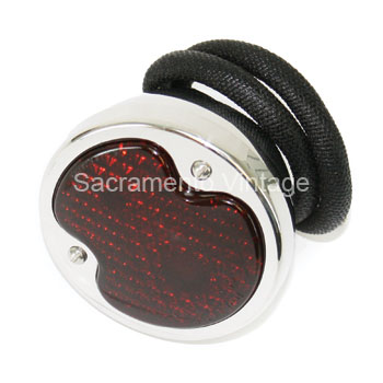 [06118-5] TAIL LAMP- STAINLESS / RH  1932 & 1932-42 PU