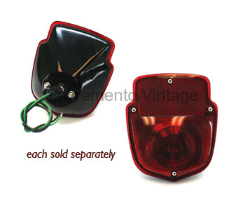 [07971-1] TAIL LIGHT - RH BLACK 1955-56