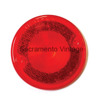 [07974-0] TAIL LIGHT LENS PU 1953-54 FoMoCo Logo Mounts with 2 screws
