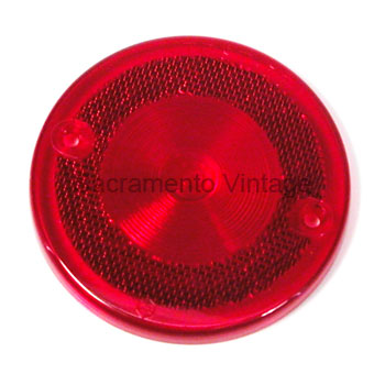 [07974] TAIL LIGHT LENS- PU 1953-54 MOUNTS WITH 2 SCREWS