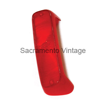 [07975-15] TAIL LIGHT LENS- all red / PANEL TRUCK 1957-60