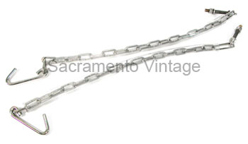 [08418-00] TAILGATE CHAIN SET- stainless late 50-52
