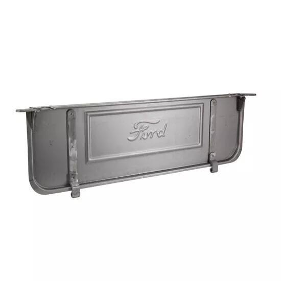 [01042-2] TAILGATE- STEEL WITH FORD SCRIPT 1926-31 AND STRAPS