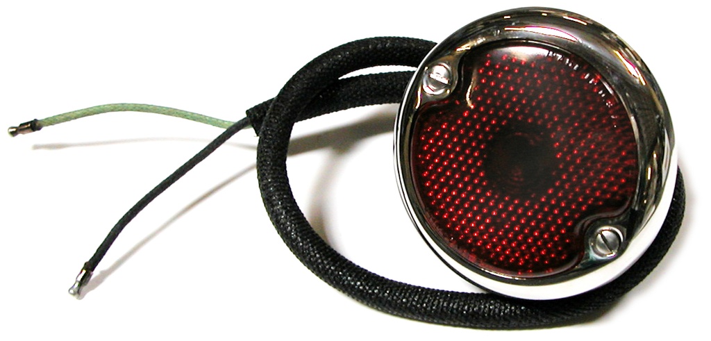 [07967] TAIL LAMP ASSEMBLY BLACK LEFT 1942-52