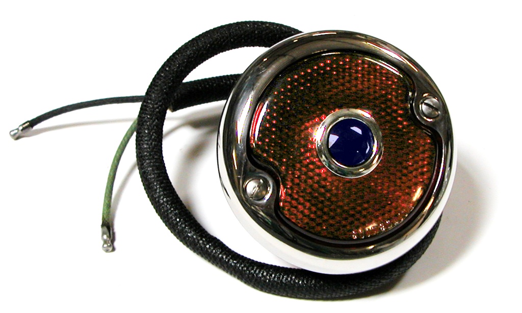 [07967-BD] TAIL LAMP BLACK With BLUE DOT Left 1948-52