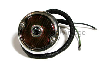 [07966-BD] TAIL LAMP BLACK With BLUE DOT (RH) 1948-52