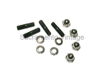 [07670-1] THEMOSTAT HOUSING MOUNTING KIT- 1949-53 FOR 2 HOUSINGS - ZINC BOLTS