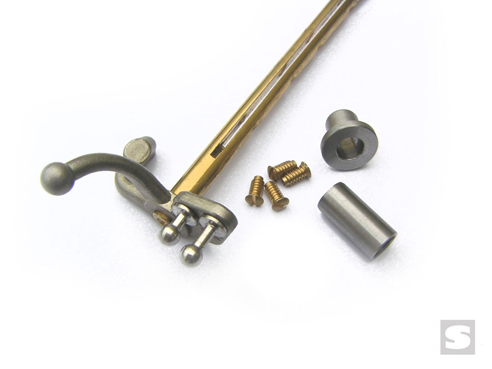 [05897-80] THROTTLE SHAFT AND LEVER KIT- Genuine 97 stock size