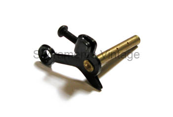[03742-8] THROTTLE SHAFT AND LEVER- NH 1923-26 WITH SCREW