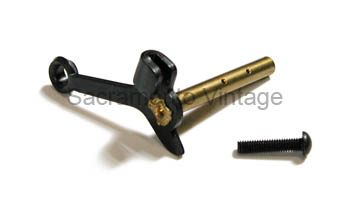 [03742-7] THROTTLE SHAFT/LEVER- NH 1914-23 WITH SCREW